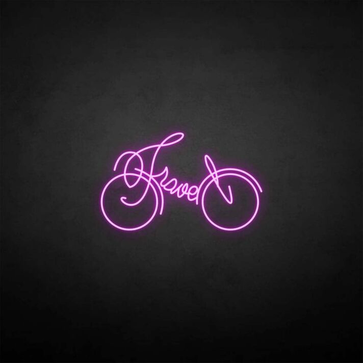 'Bicycle' neon sign