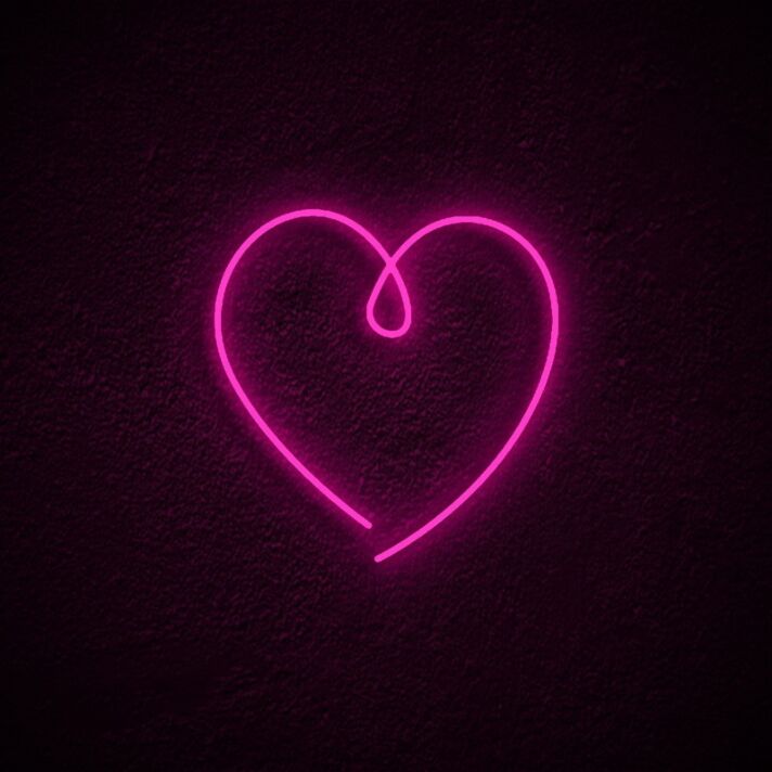 Heart Neon Sign for Romantic Decor