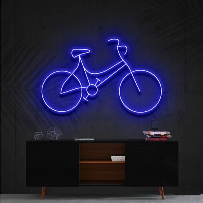 Bicycle Neon Sign for Sports Enthusiasts and Kids Rooms