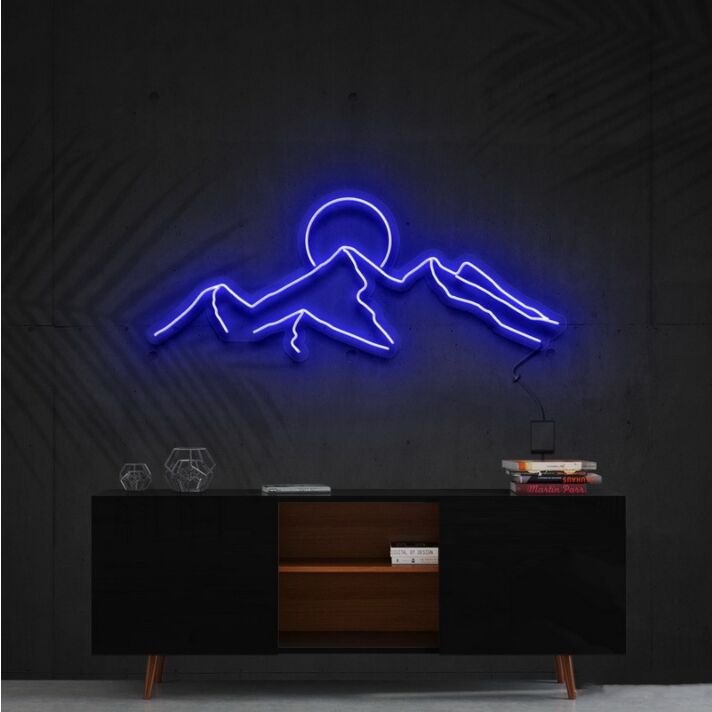 Desert Sunset Neon Sign for Nature and Desert Themed Spaces