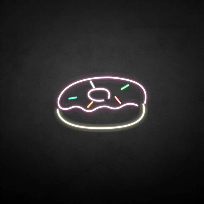 Donut' neon sign