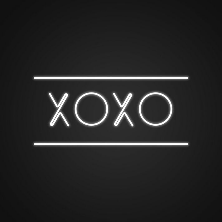 Xoxo Neon Sign for Romantic Decor