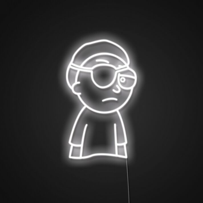 Morty Neon Sign for Rick and Morty Fans