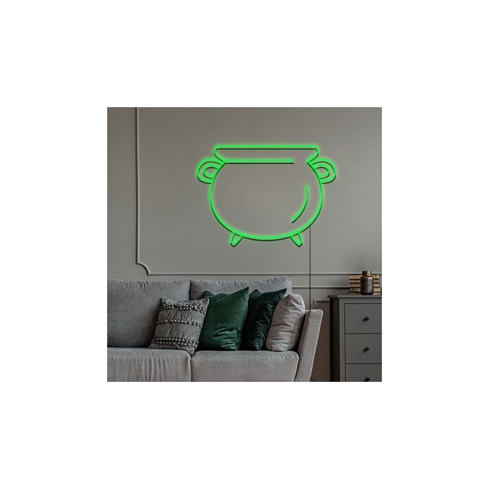 Cauldron Neon Sign for Halloween Decor