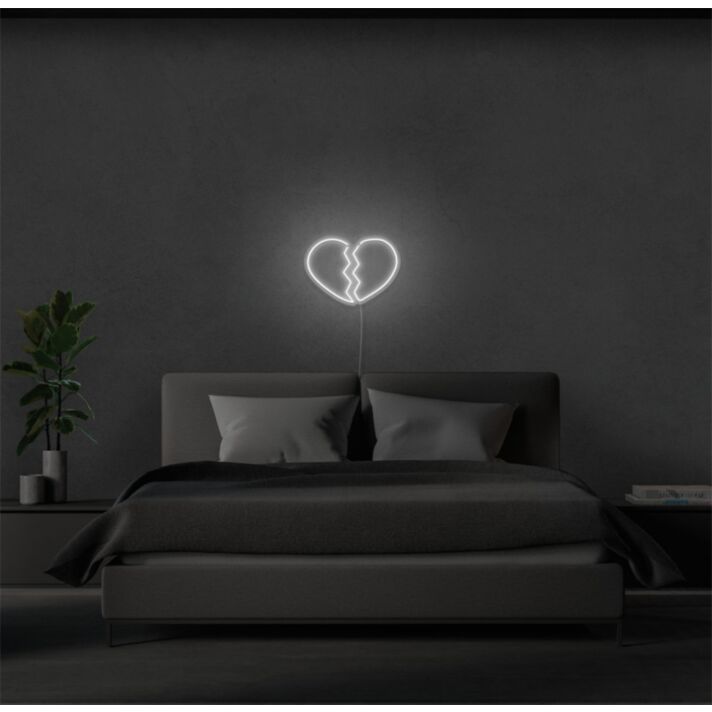 Brighten your home, office, or bar corners with emotions using the Broken Heart LED Neon Sign.