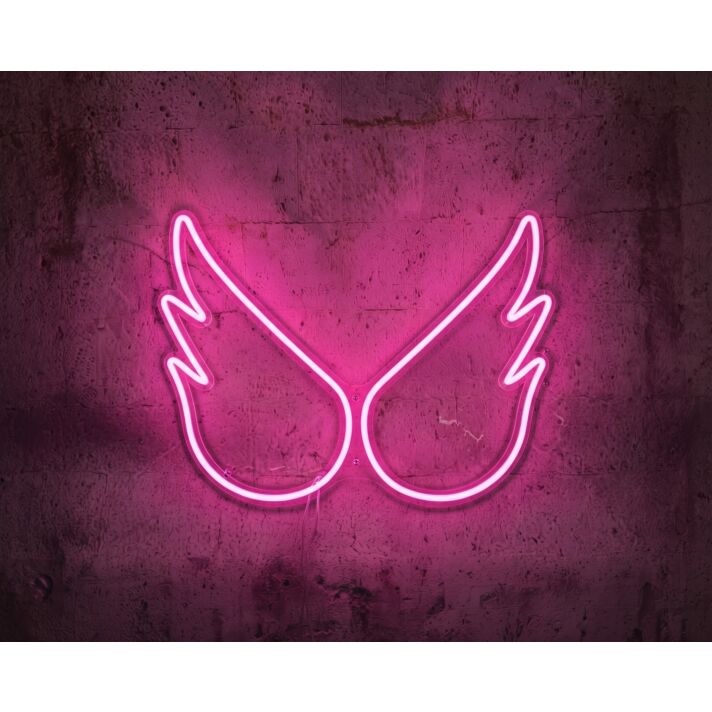 Elevate Your Space: LED Wings LED Neon Sign for Home Decor, Vibrant Office Ambiance, and Chic Bar Settings.