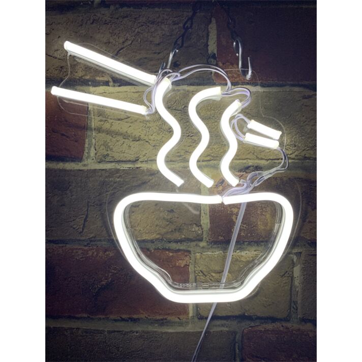 Brighten Up Your Kitchen, Ramen Shop, or Man Cave with the Neon Sign Ramen Custom Garage Sign.