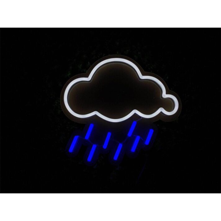 Brighten Up Your Spaces: Raining LED Neon Sign for Weddings, Bars, and Cozy Home Corners