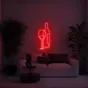 Wine Glass and Bottle Aesthetic LED Neon Sign