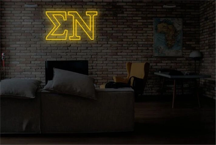 Brighten Up Your Home, Office, or Bar Ambiance with the Versatile Sigma Nu LED Neon Sign