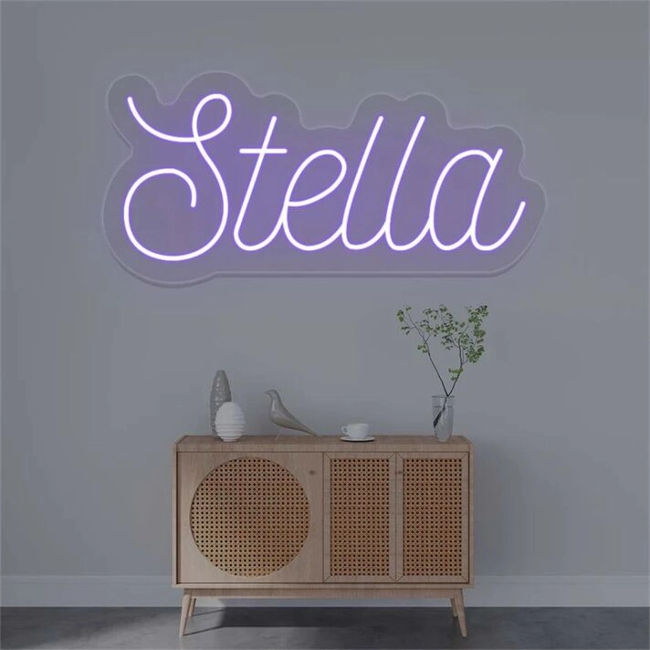 Brighten Up Your Spaces: From Storefronts to Weddings with Stella Name LED Neon Sign.