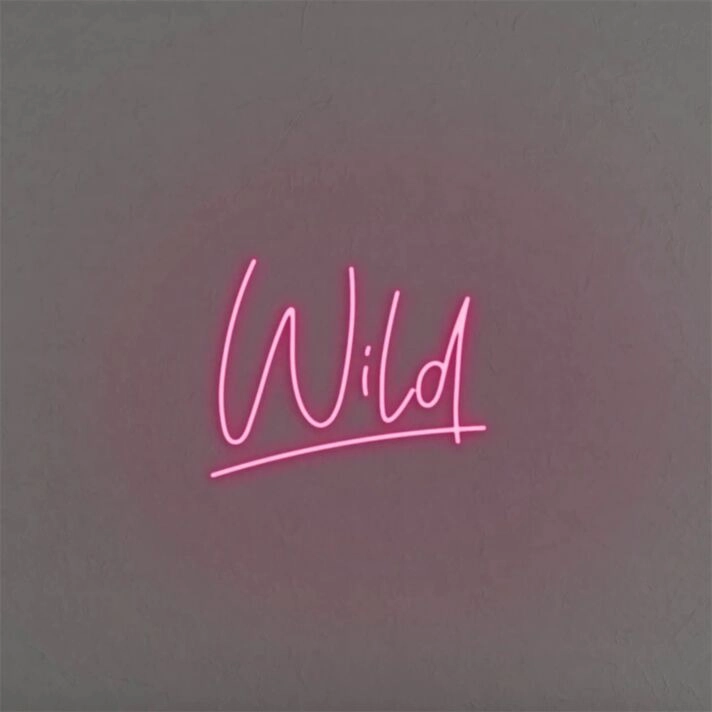 Brighten Your Space: Wild LED Neon Sign Perfect for Home Decor, Office Ambiance, and Vibrant Bar Settings.