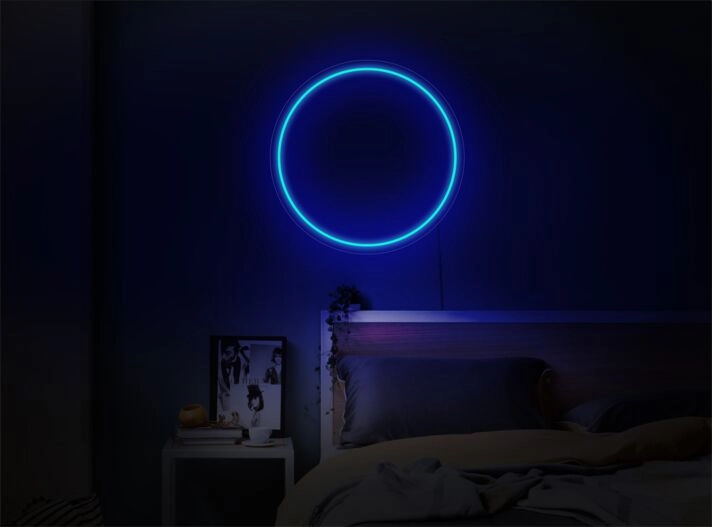 Elevate Your Meditation Space or Yoga Studio Ambiance with Zen Circle LED Neon Sign.