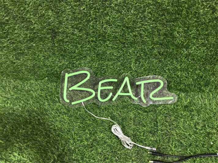 Brighten Up Your Space: Custom Bear LED Neon Sign, Perfect for Home Decor, Weddings, and Bars