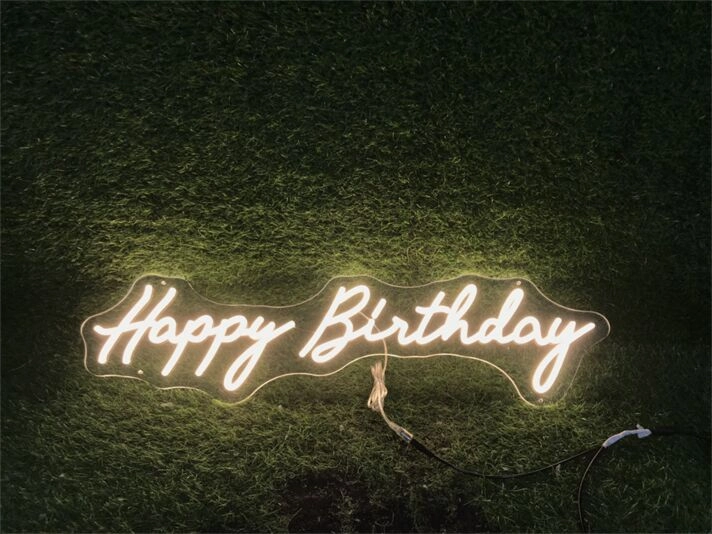 Brighten Every Celebration: From Home Gatherings to Bars, Happy Birthday Party Decor Home Sign LED Neon Sign Enhances Every Occasion.