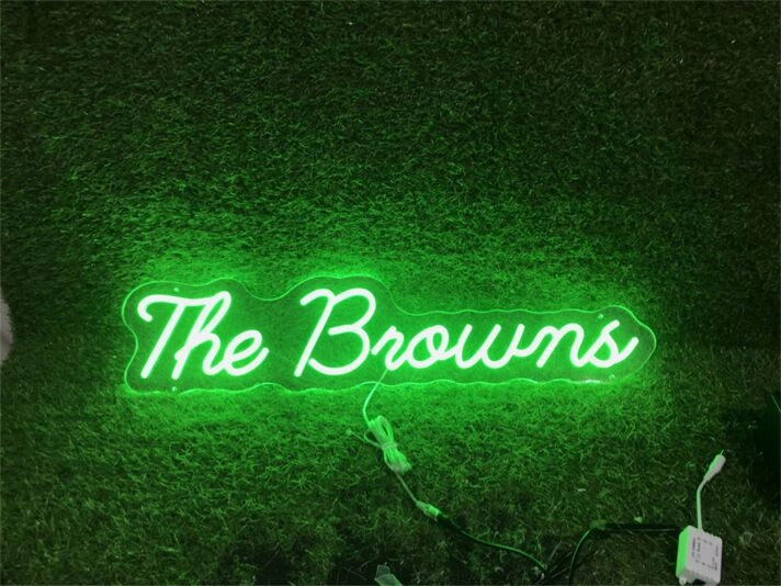 Enhance your space from office to wedding with The Brouns Custom LED Neon Sign.