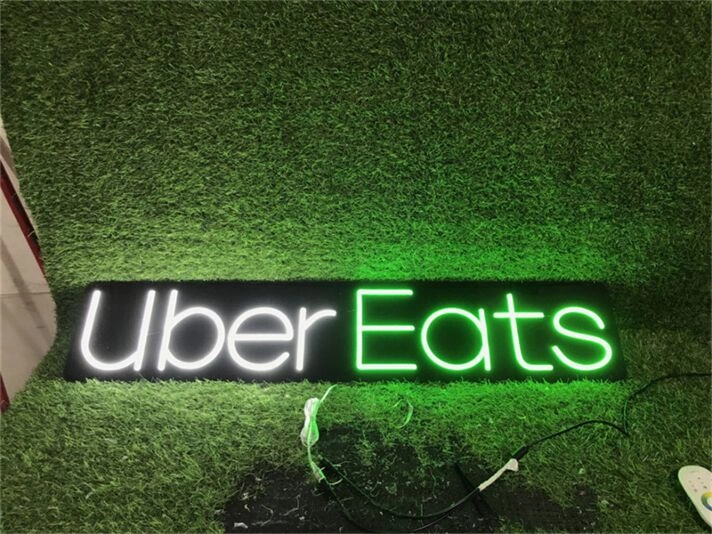 Upgrade your home, bar, or restaurant ambiance with the versatile Uber Eats Black Board LED Neon Sign.