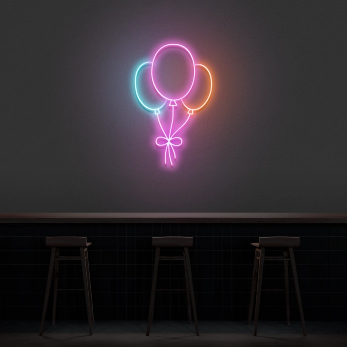 Balloons Neon Sign