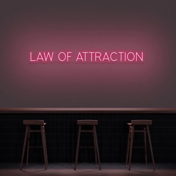 Law Of Attraction Neon Sign
