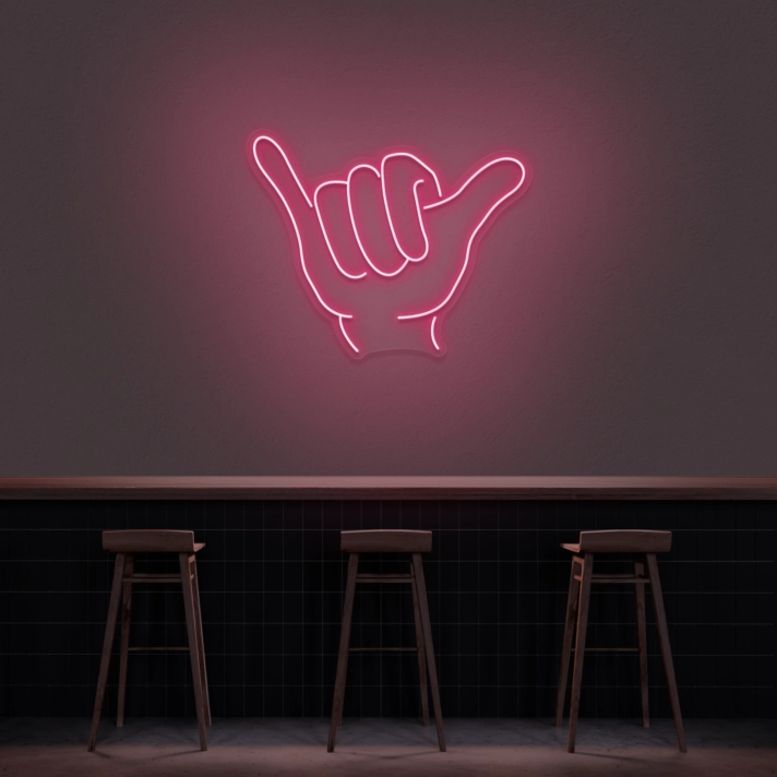 Fist Pump Neon Sign