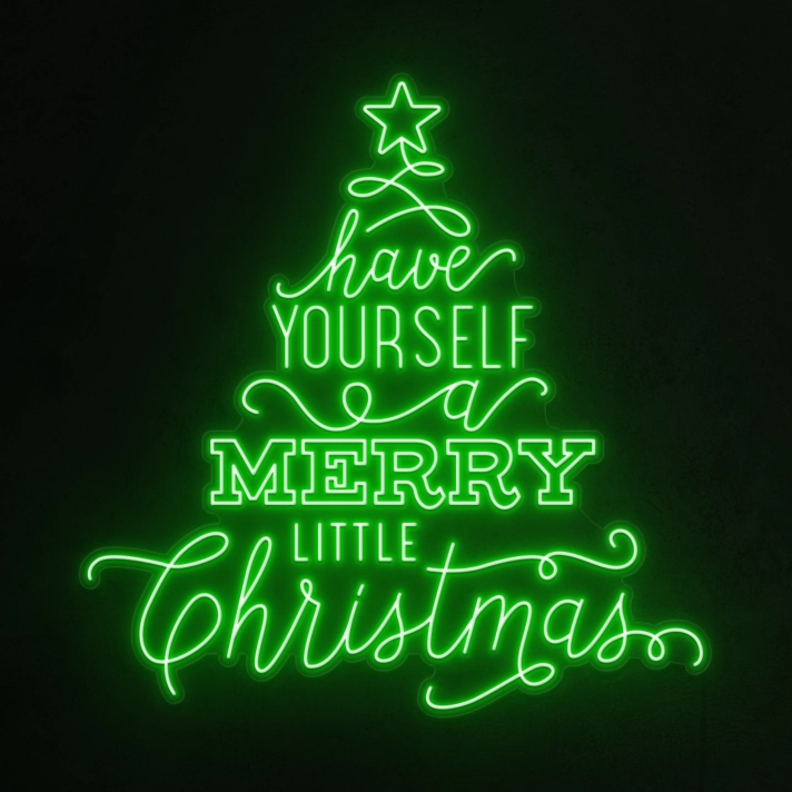 Have a Merry Little Christmas Neon Sign