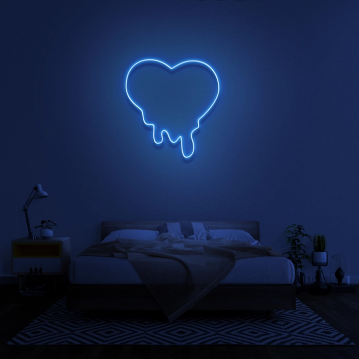 Melting Heart Neon Sign