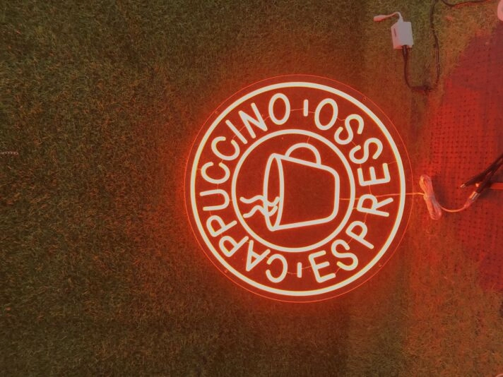 Light Up Your Café or Kitchen Ambiance with the Cappuccino Espresso LED Neon Sign, Perfect for Coffee Lovers' Gatherings and Home Decor.