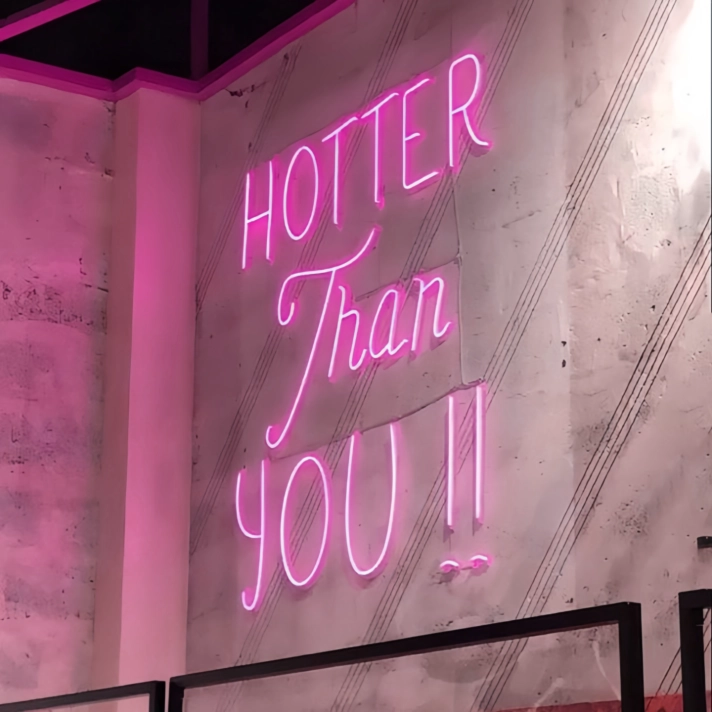Hotter Than You Neon Sign Ignite Your Space with Irresistible Charm