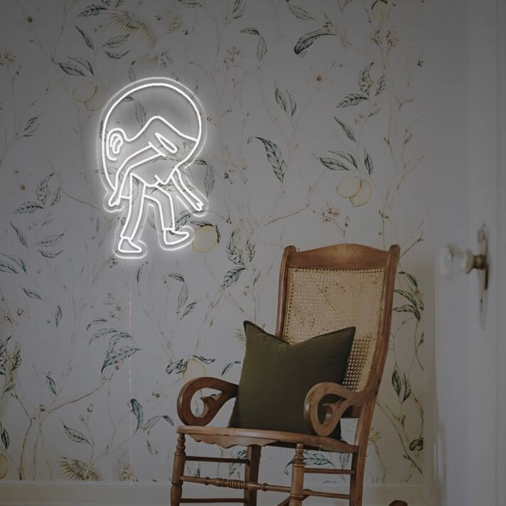 Brighten Your Bar, Office, or Gaming Room with the Head Man LED Neon Sign