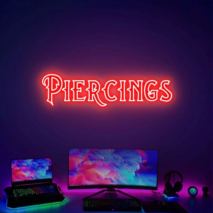 Brighten Up Your Space: Perfect for Studio, Offices, Bars, and Weddings with Tattoo Led Neon Sign for Outdoor and Home Decor.