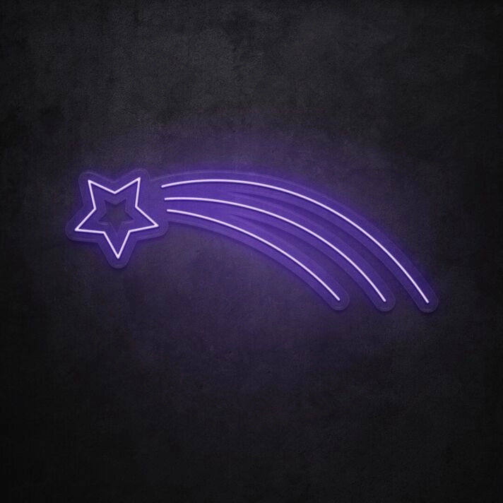 Shooting Star LED Sign
