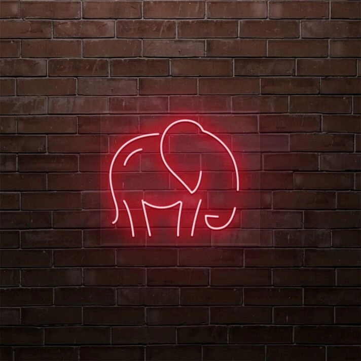 Elephant LED Sign