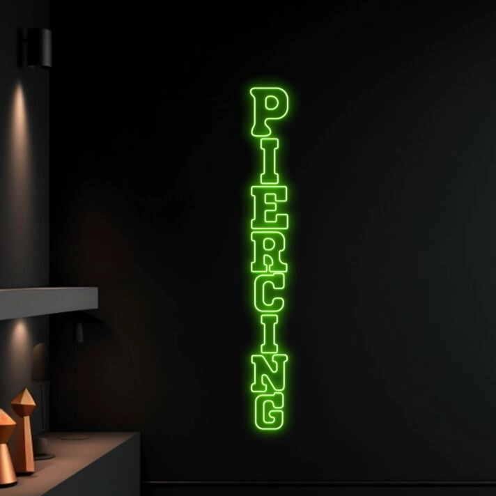 Piercing Led Neon Sign Text Sign Restaurant Decor Bar Club Decor