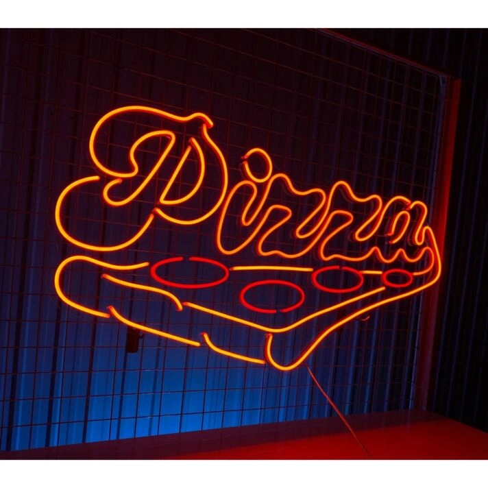 Pizza Logo Led Neon Sign Custom Pizza Led Sign Pizza Home Decor Restaurant Decor
