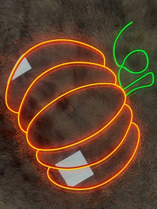 Pumpkin Season Led Neon Sign Hello Fall Neon Led Sign Thanksgiving Bedroom Deco