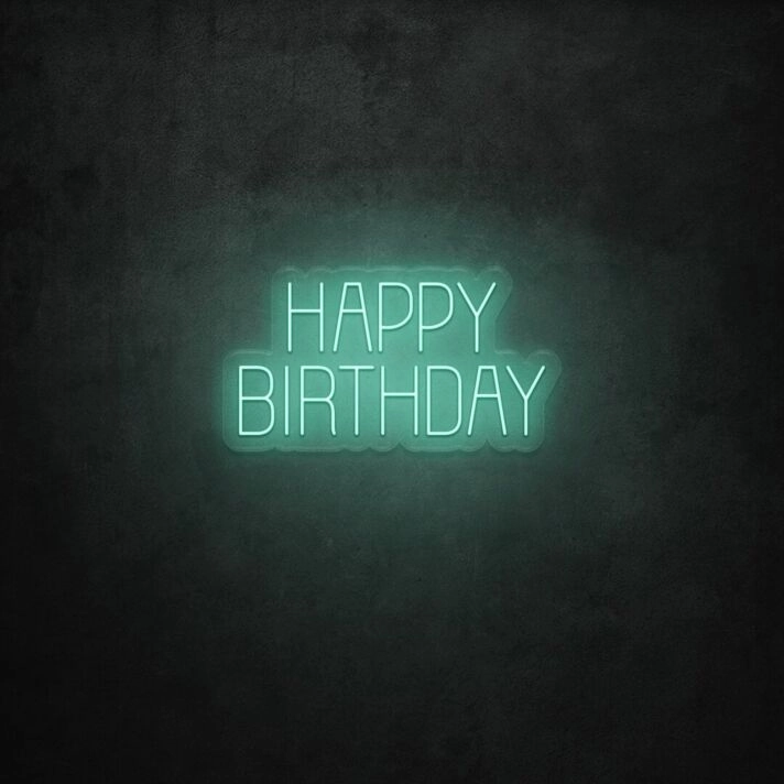 Happy Birthday LED Sign