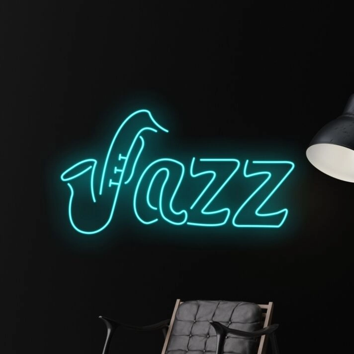 Saxophone Jazz Led Neon Sign Custom Jazz Neon Light Light Bar Club Decor