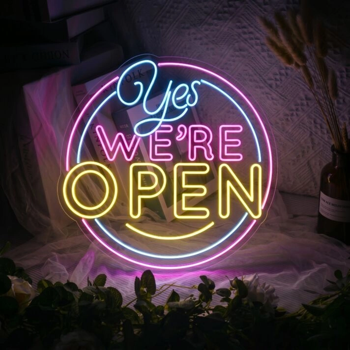 Were Open Welcome Decor Light Bar Club Led Light
