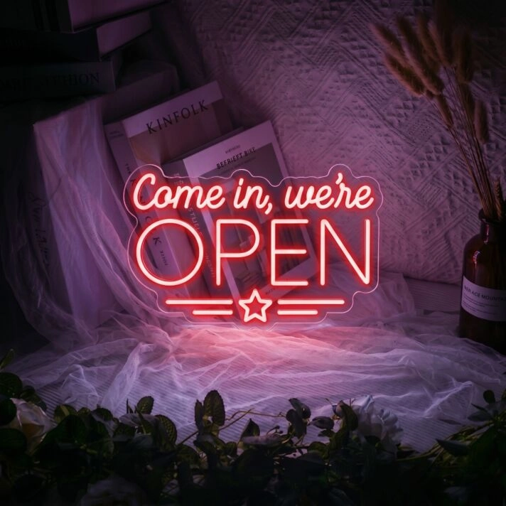 Open Bar Sign Led Neon Sign Bar Shop Decoration