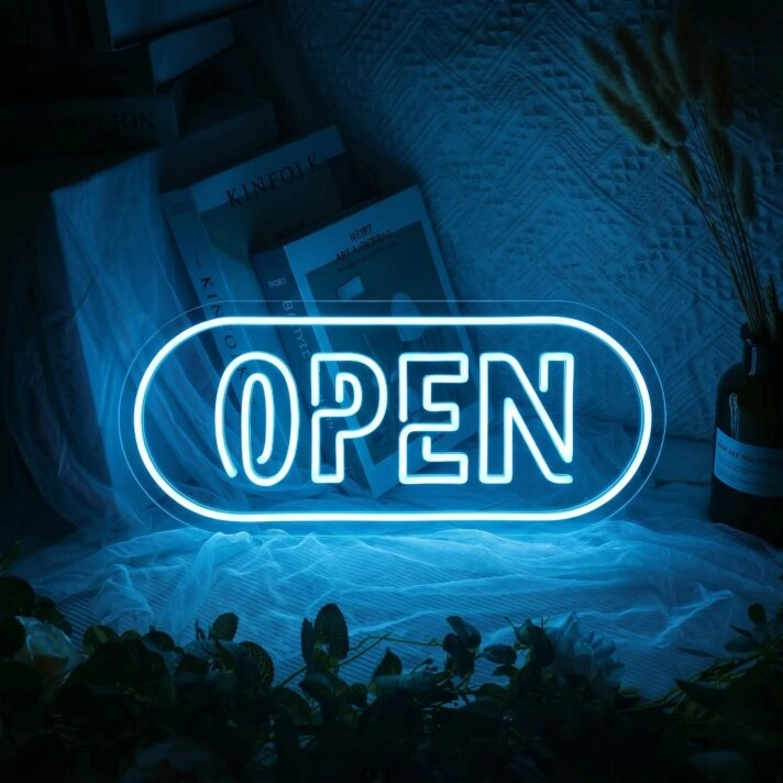Open Sign For Business Bar Wall Decor Led Neon Sign