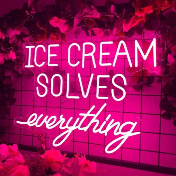 Ice Cream Neon Sign Add A Deliciously Cool Touch To Your Space
