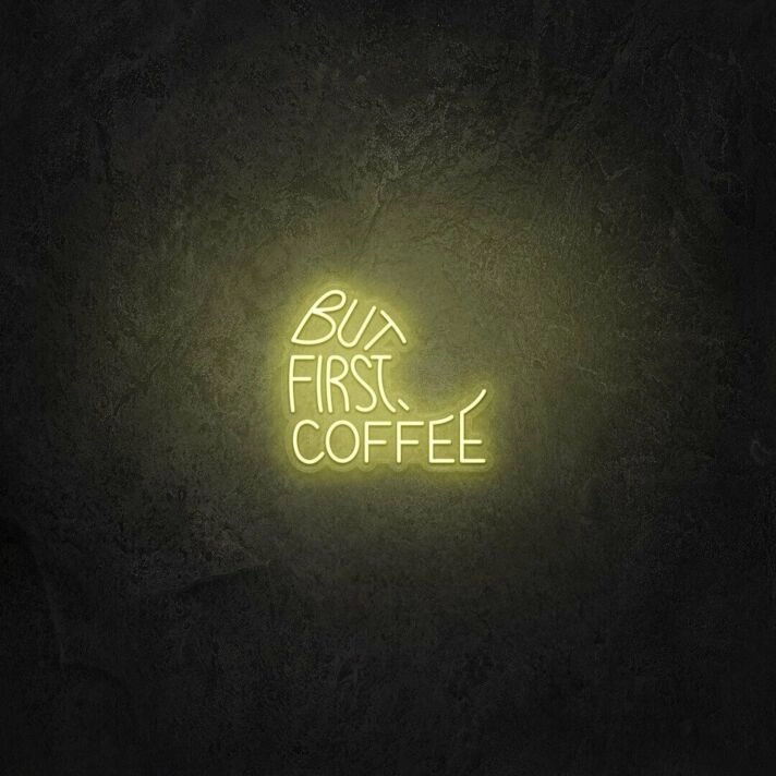 But First Coffee 4 LED Neon Sign