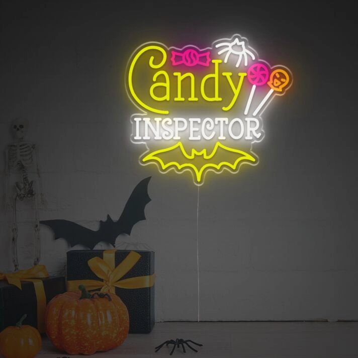 Candy Inspector LED Neon Sign