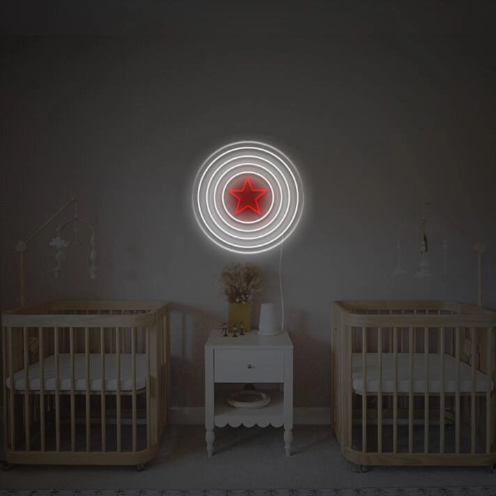 Captain Of Amercian Shield LED Neon Sign