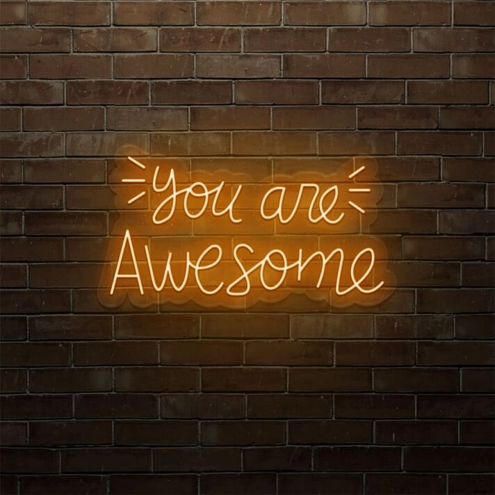 You Are Awesome LED Neon Sign