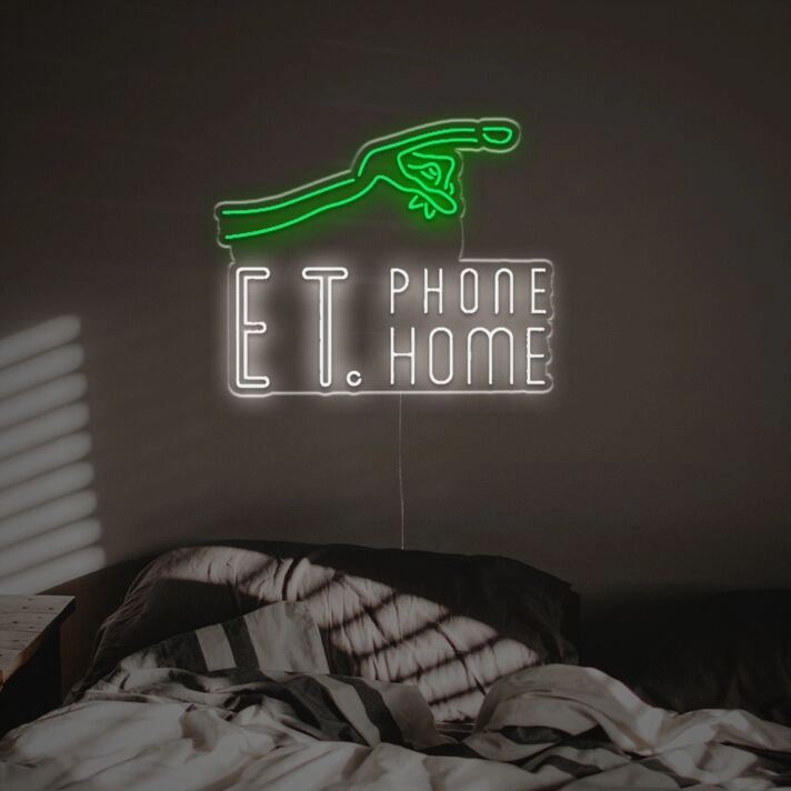 Et Phone Home LED Neon Sign