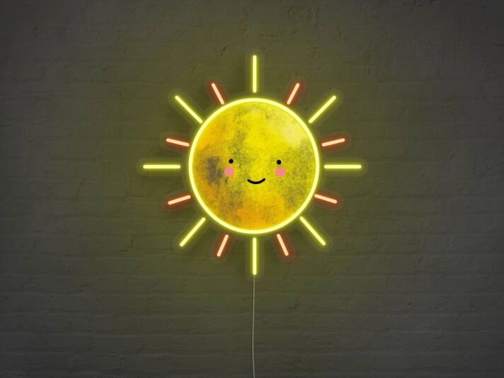 Sun And Moons Neon Sign