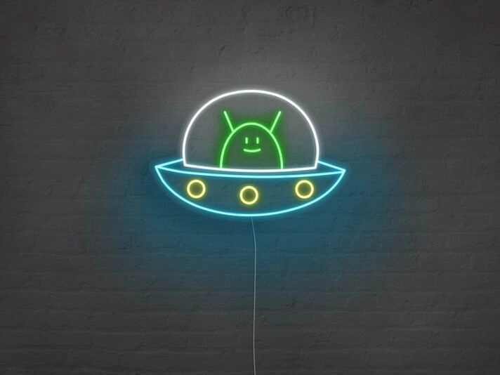 Alien Neon Sign