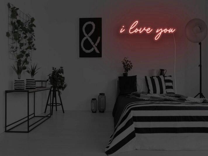 I Love You Neon Sign