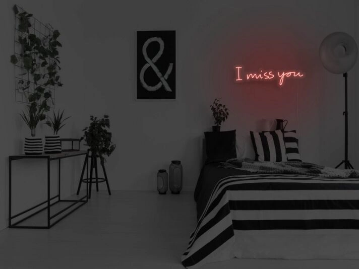 I Miss You Neon Sign